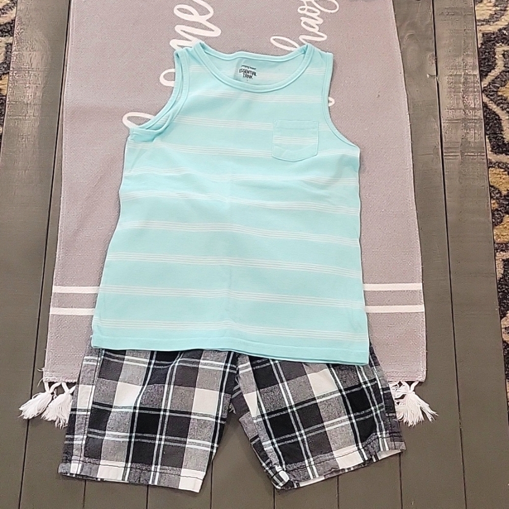 Boys size 7 tank and short set